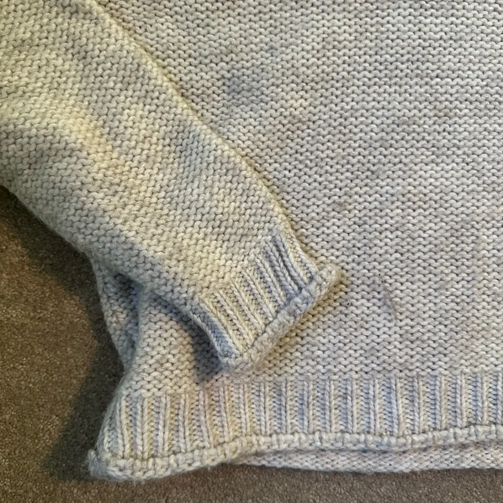 Anthro Oatmeal Colored Knit Sweater